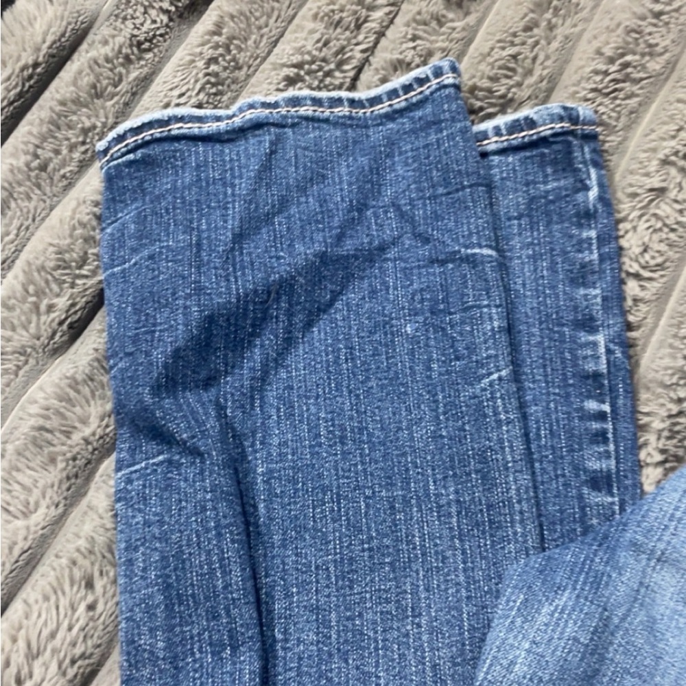 Silver EUC bootcut Aiko Classic Blue Jeans 27x33 LQQK - Picture 3 of 6